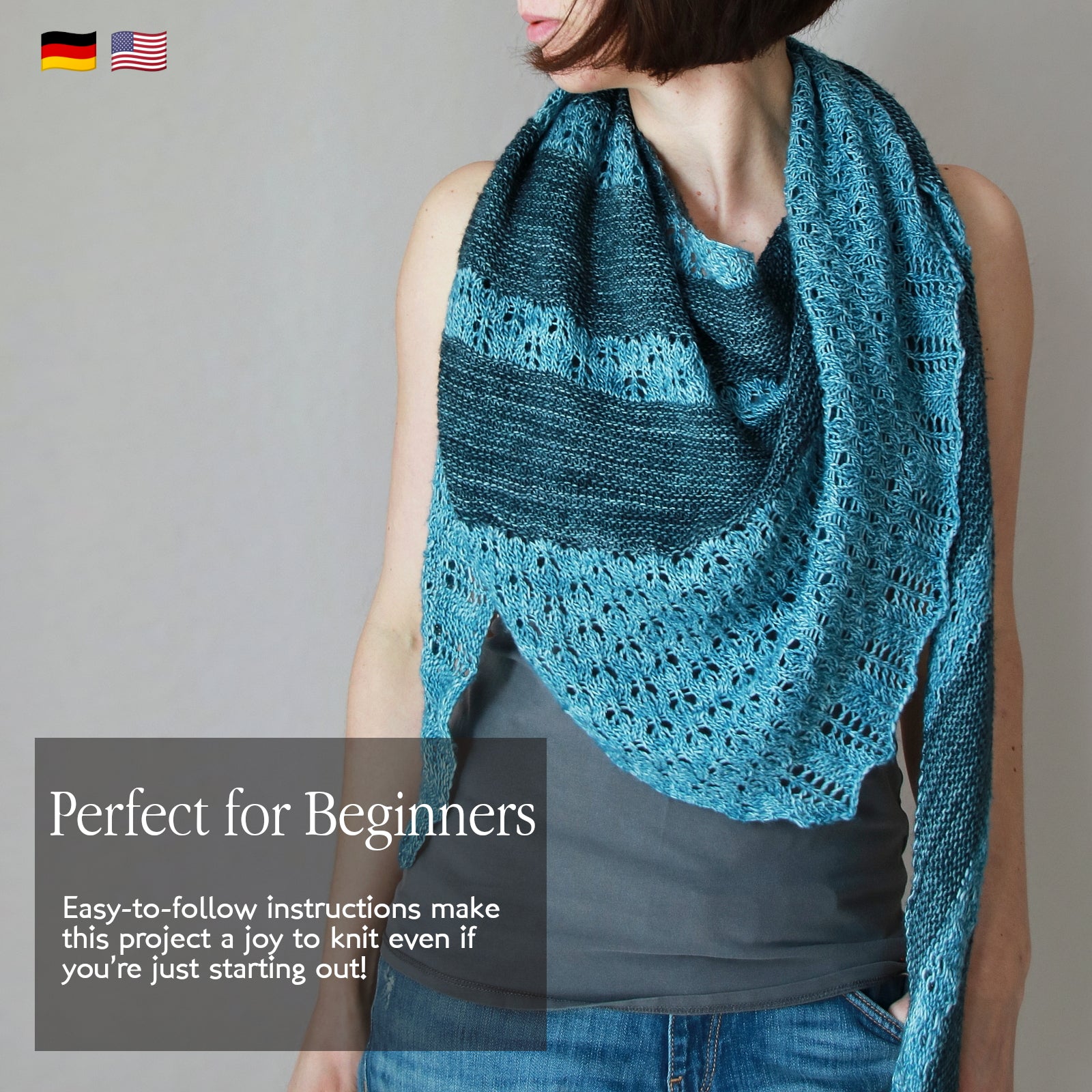 Oceanbound - SHAWL - Knitting Pattern