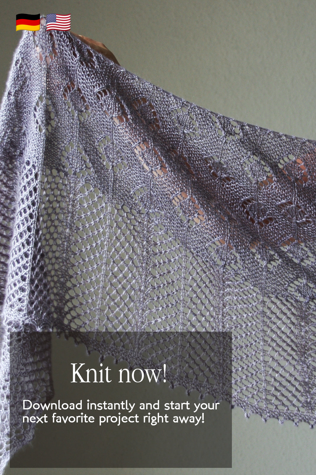 Rain on Princes Street - SHAWL - Knitting Pattern