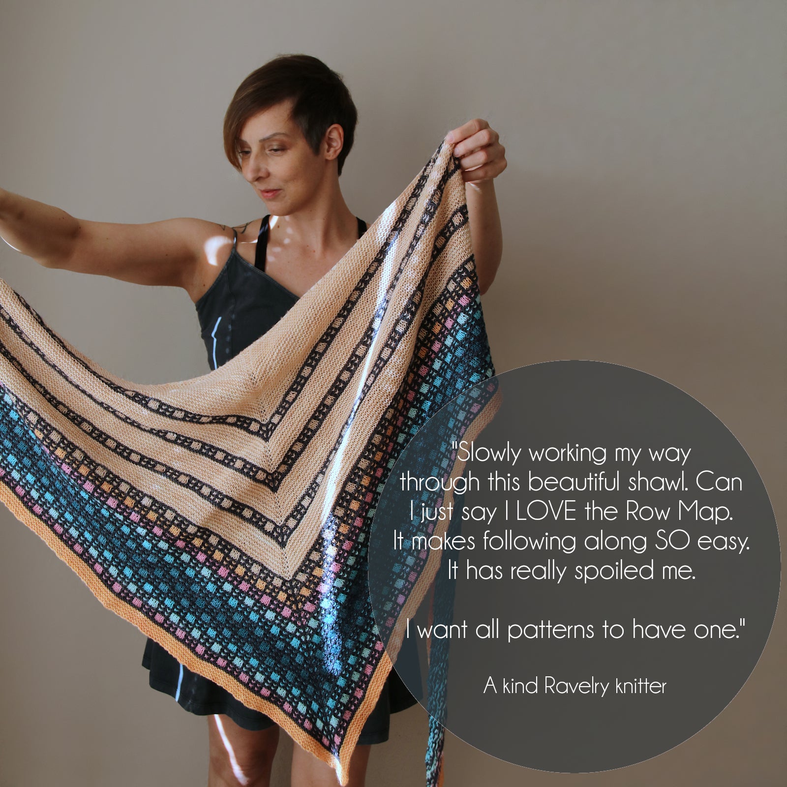 Slowly Drifting - SHAWL - Knitting Pattern