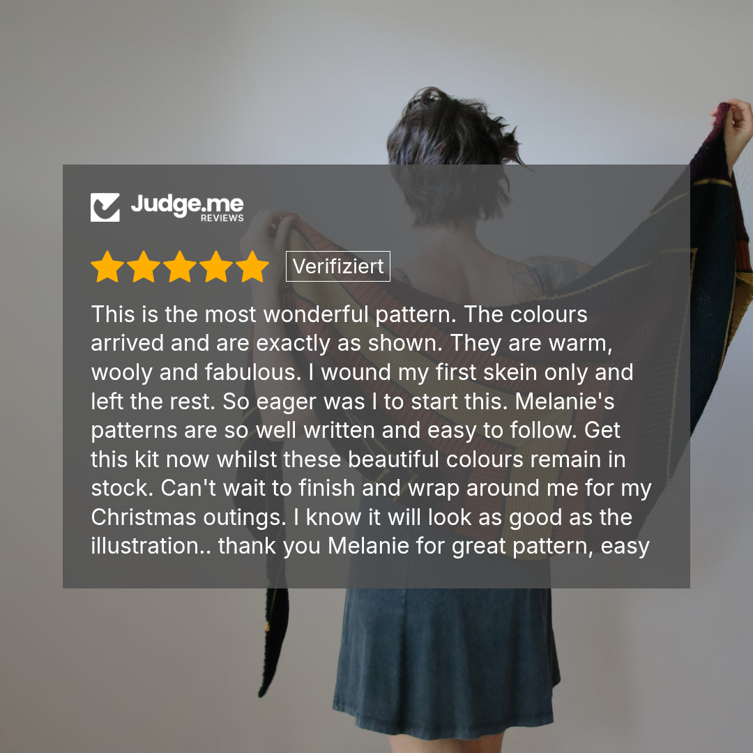 Crush Season - SHAWL - Knitting Kit