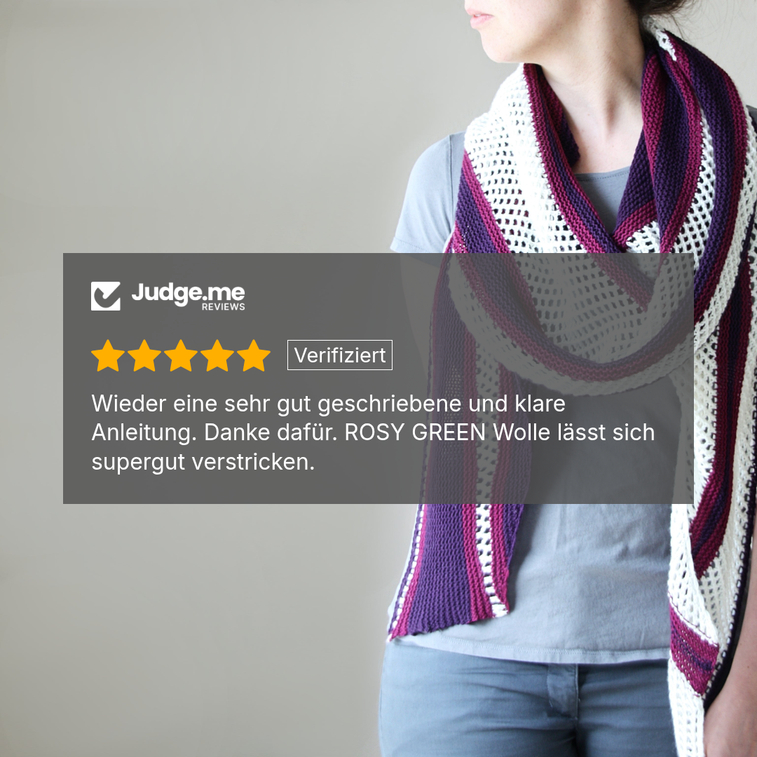 Heidschnucke - TUCH - Strickanleitung
