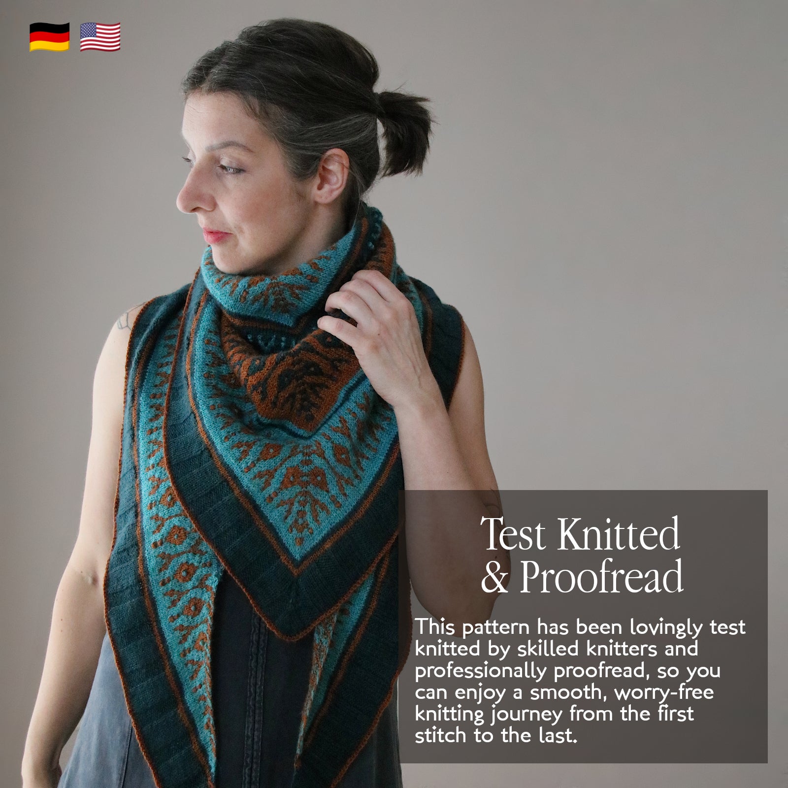 Three Shades of You - Tuch - Strickanleitung